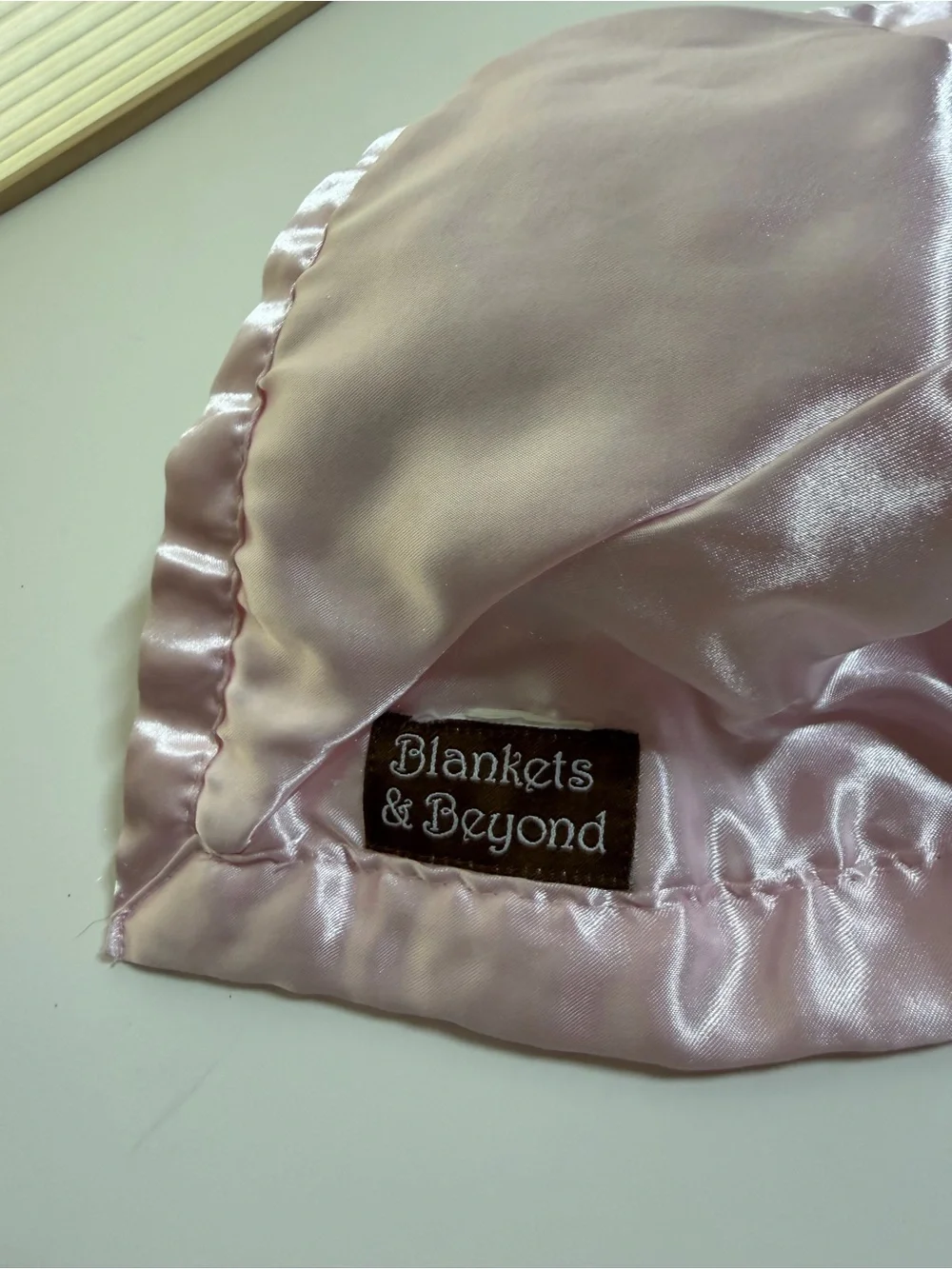 Blankets & Beyond Plush Pink Bunny Lovey Security Blanket Soft Comfort for Kids